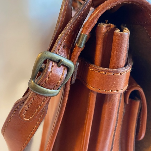 I MEDICI Firenzi Italian leather briefcase messenger bag - Picture 5 of 16